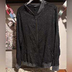 Torrid Zip-Up Lightweight Bomber Style Jacket 2